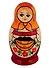 Матрешка 3 предм. "Узор", арт. С-4 (137) - 0
