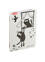 Записная книжка А6 40л кл. "Cat story" flexy-переплет, мат.ламинация, сшивка цв.шелк.нитью, ассорти, MARKER ARTE