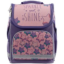Ранец «Shine bright», 1–4 класс, жёсткий каркас, 1 отделение, 38×28×16 см, полиэстер, Schoolformat