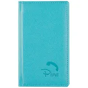 Алфавитная книга, бирюзовая, 60 листов, А6+