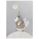 Тетрадь в линейку Flying bear, B5, 32 листа, в ассортименте