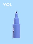 Текстовыделитель «Blue sky» пастельный голубой, Yoi - 2