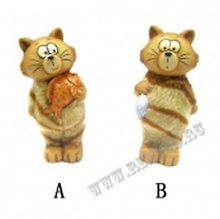 Фигурка декоративная Кот (558352) (8х7х16) (2 вида)