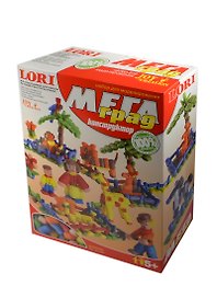 LORI Ку-001 Конструктор МегаГрад Зоопарк (набор для моделирования) (5+)