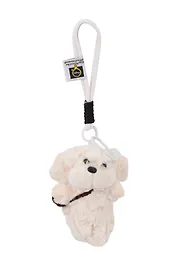 Брелок Собачка с сумочкой белая (текстиль) (12см) (12-21082025-F24)