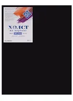 Холст на картоне 40*50, грунтованный черный