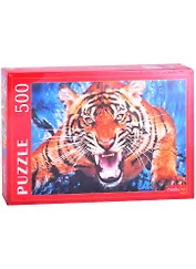 Пазл 500 Грозный тигр (П500-6989)