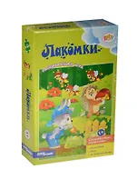 Развивающая игра Лакомки (76185) (6 картинок из 3-х эл. каждая) (Baby Step) (1+) (коробка)