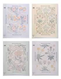 Папка с файлами «Flowers» А4, 20 файлов, в ассортименте