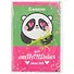 Записная книжка А6 56л кл. "Для отПАНДных мыслей" скрепка, обложка с гелевым наполнением, глиттер внутри, морозостойкий - 0