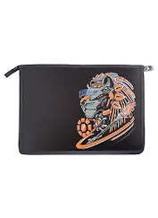 Папка для тетрадей А4 "КИБЕР ЖИВОТНЫЕ" 33*23*5см пластик, молния