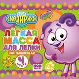 Набор Смешарики Легкая масса для лепки (83806) (4цв) (16гр) (коробка)