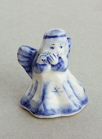 Ангел девочка гжель (5 см) (1304000)