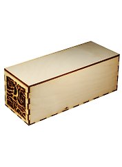 Чайная коробка-шкатулка большая Розы (266х96х96) (162803) (игрушка из дерева) (Полноцвет)