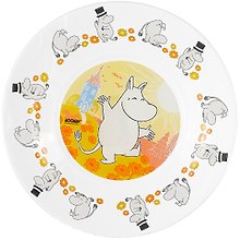 Тарелка Муми-тролли (стекло) (19,6 см)