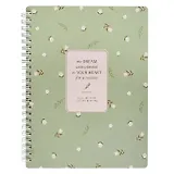 Тетрадь в клетку Be Smart, April, 96 листов, зеленая