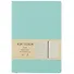 Книга для записей А5 80л "Soft Touch. Весенний мятный" иск.кожа, инт.обл., лин., тчк., нелин., ляссе, инд.уп. - 0