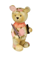 Фигурка Медвежонок в цветочек (20х10,5х7,5см)