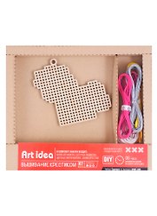 Набор для творчества Art idea Вышивание крестиком, Единорог (KRST-005)