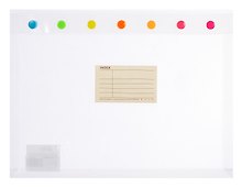 Папка -конверт А4 на кнопке, прозрачная, GoodMark