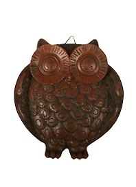 Декоративное настенное украшение Сова (15х11см) (41322)