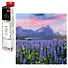 Набор для творчества. Алмазная мозаика "Лавандовое поле в горах", 30 х 30 см - 0