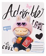 Тетрадь 12л кл. "Кидз Бэй. Монстрики-милашки" скрепка, ассорти