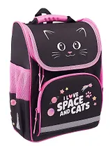 Ранец "Dark kitten" 1 отделение, 35*28*18 см, 3 кармана, эргономичная спинка