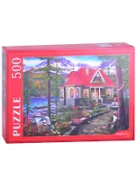 Пазл 500 Красивый дом у озера (П500-6988)
