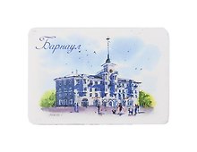 Магнит картон Дом под шпилем (Барнаул) (МК/861/001)