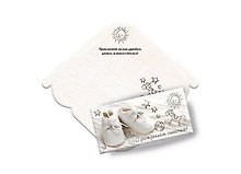 Конверт для денег лак+ гл С рождением Сыночка! 3922