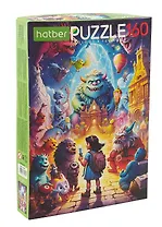 Пазл 160 элементов "Монстрики" для детей 22х33см