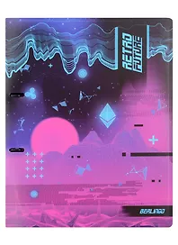 Папка на 2 кольцах «Retro future», 24 мм, А4, Berlingo