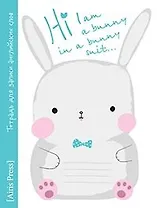 Тетрадь для записи английских слов "Зайка"