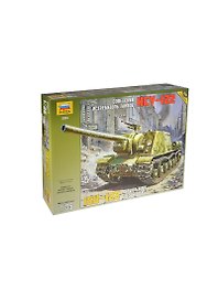 ЗВ 3534 Советский истребитель танков ИСУ-122 (1/35) (сборная модель) (коробка)