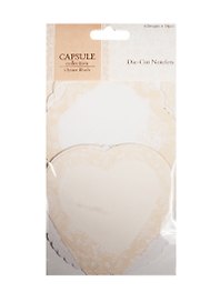 Набор для скрапбукинга (на подложке) (в пакете) (6 дизайнов) (18шт) OYSTER BLUSH