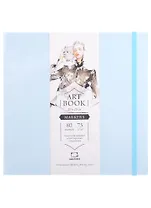 Скетчбук 200*200 80л " Fashion" лазурный, для маркеров, 75г/м2
