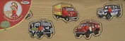 Рамка-вкладыш деревян. Спецтехника (TRPT-5) (156000) (29х10) (Играем вместе)