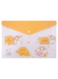 Папка -конверт «Kawaii. Котики» А4 на кнопке