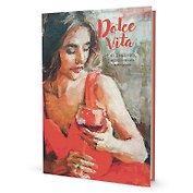 Книга для записей «Девушка в красном платье», А5, 64 листа, твердая обложка, с ляссе, Контэнт