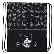 Мешок для сменной обуви "Kuromi. Черная серия" 37 х 47 см, 1 отделение