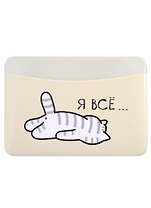 Чехол для карточек горизонтальный Я всё (котик)