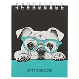 Скетчбук «Задумчивый пёс», 80 листов, А6