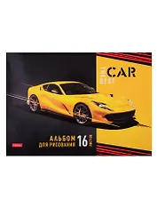 Альбом для рисования Hatber, Best car, А4, 16 листов, на скрепке