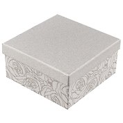 Подарочная коробка «Glitter flowers», 15 х 15 см