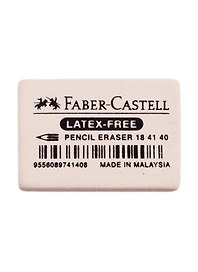 Ластик «Latex-free», Faber-Castell, синтетический каучук, прямоугольный