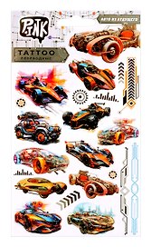 Наклейки-тату переводные "Street racers-1/Авто из будущего"