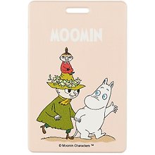Чехол для карточек вертикальный MOOMIN Муми-тролль и Снусмумрик с малышкой Мю (МТЧ2021-02)