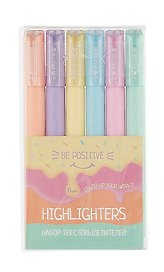 Текстовыделители 6 цветов, Be positive