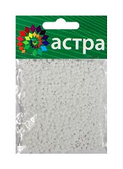 Набор д/творчества АСТРА Бисер 11/0 20гр 41 белый/непрозрачный